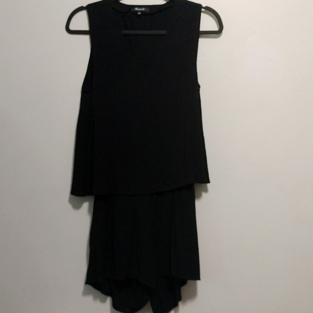 Madewell open back romper  size S